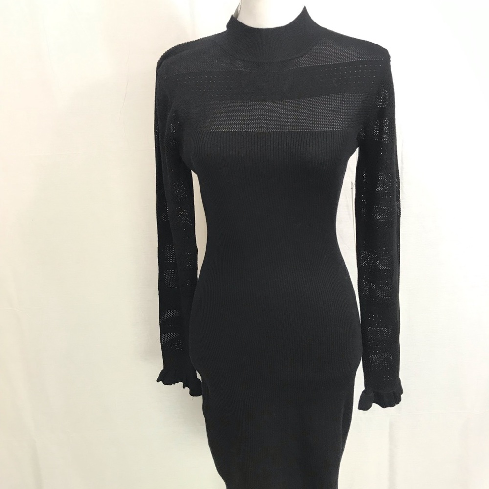 Almost Famous Fitted Sweater Dress - XL